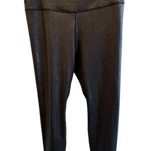 Nike black sparkly  Leggings Sz 12-14